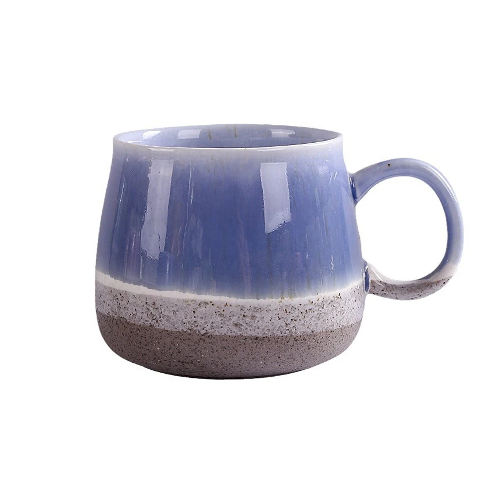 Wholesale Hot Sale Nordic Kiln Glazed Ceramic Large Capacity Mug Vintage Ceramic Coffee Cup
