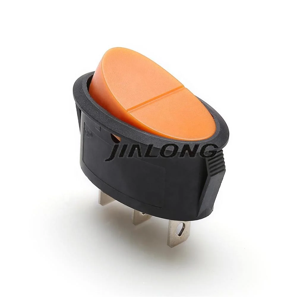 KCD3-K-CB rectangular momentary 3 Pin marine power supply switching rocker switch rocker