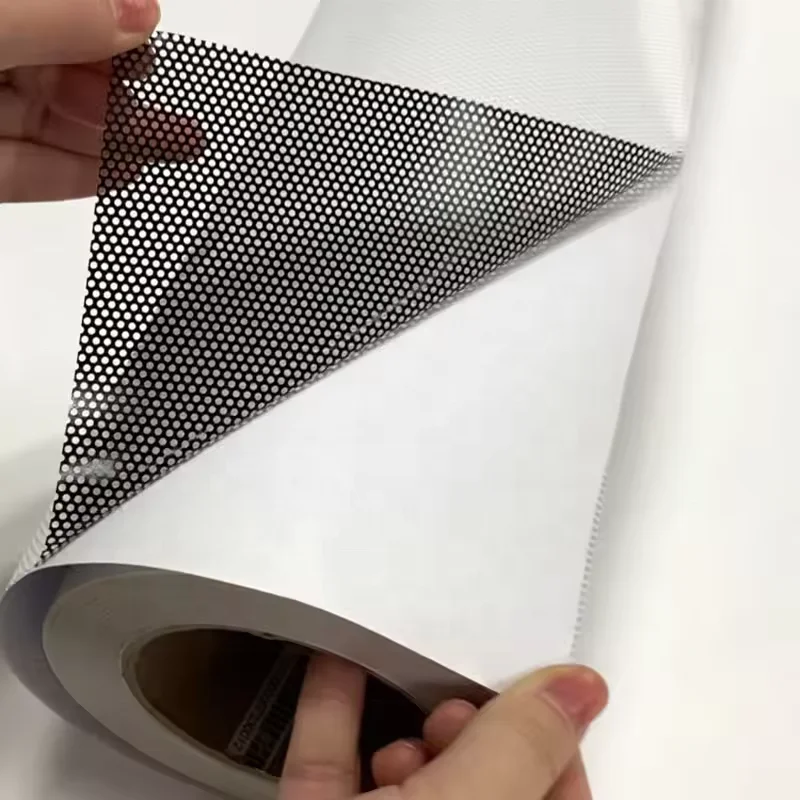 Car Window Film New Vision for Microperforated Covering Glass One Way Vision Pvc Film