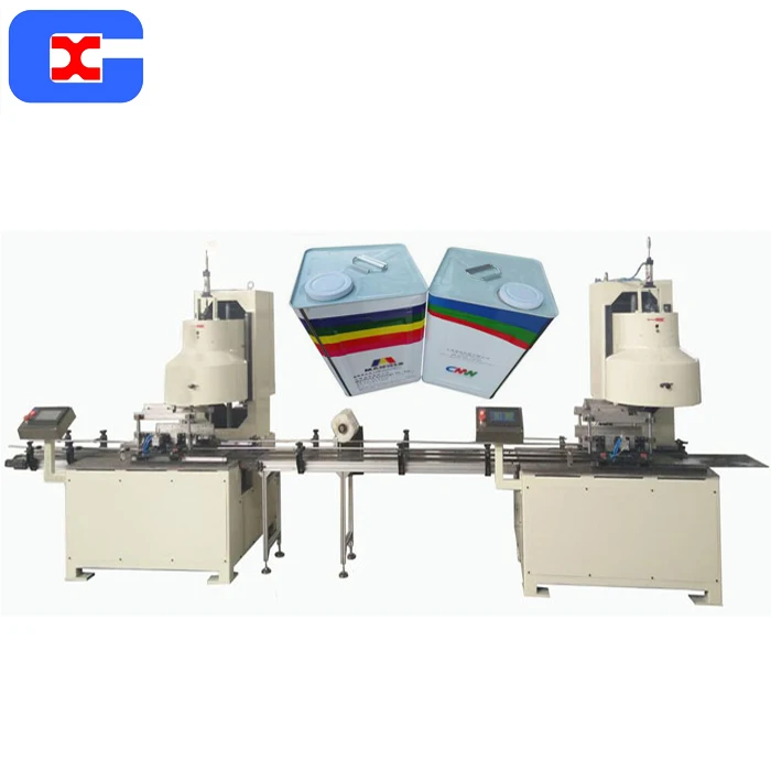 Automatic Rectangular Metal Tin Can Seamer Machine Sealing Machine