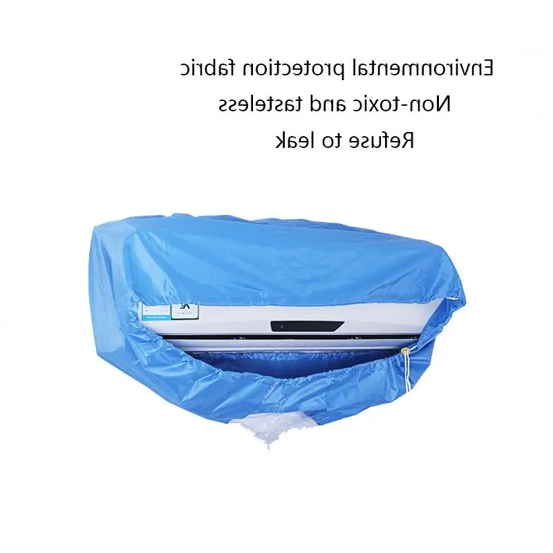 Fast delivery blue high quality cleaning cover for air condition/Air Conditioning Wash Bag for Split Air Conditioner