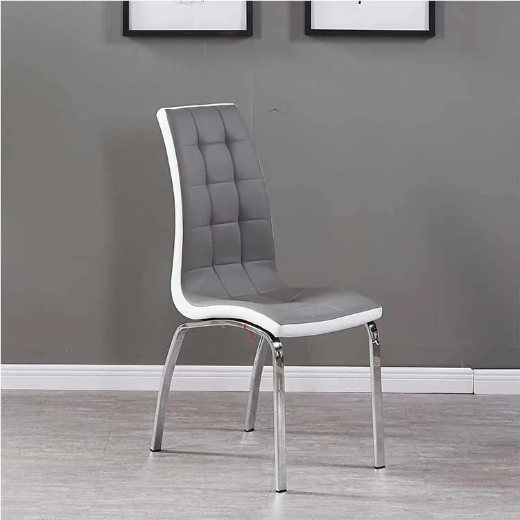 Best selling dining chair modern white leather dining chair fabric dining chair