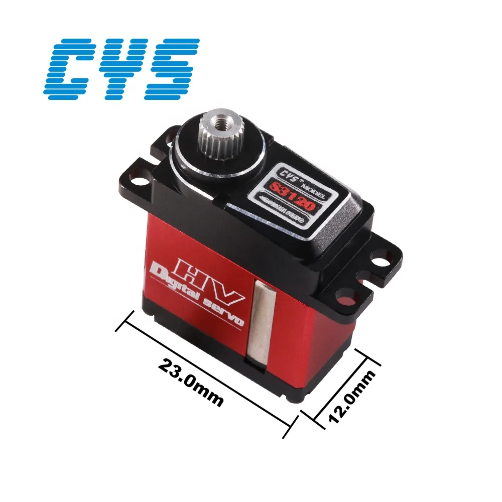 CYS-S3120 7kg Digital Coreless Titanium Gear 0.06sec High-Speed Full Metal Case Designed Specifically 450 Class RC Helicopters