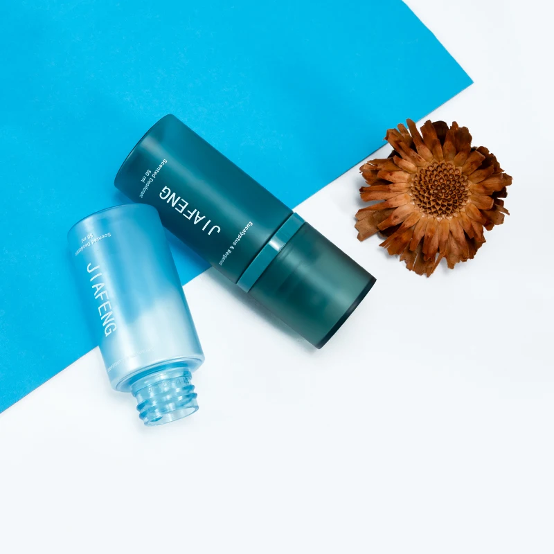 luxury blue 50ml empty mini cute face fine mist spray bottle