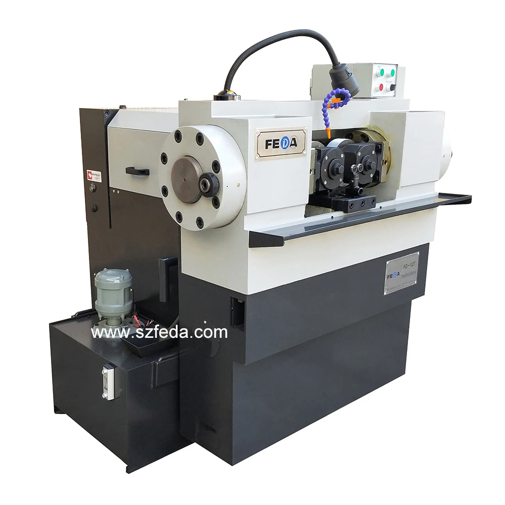 Станок для резки резьбы FEDA, станок для прокатки резьбонарезных станков