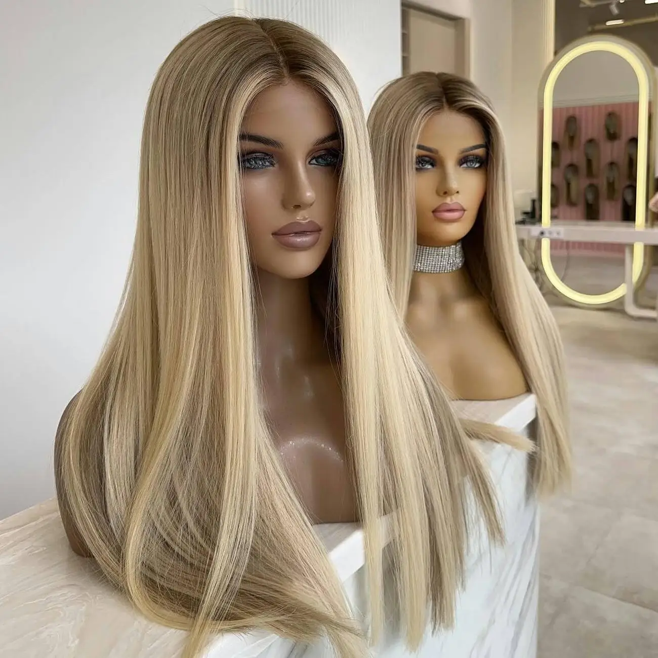 Волнистые парики 100% натуральных волос