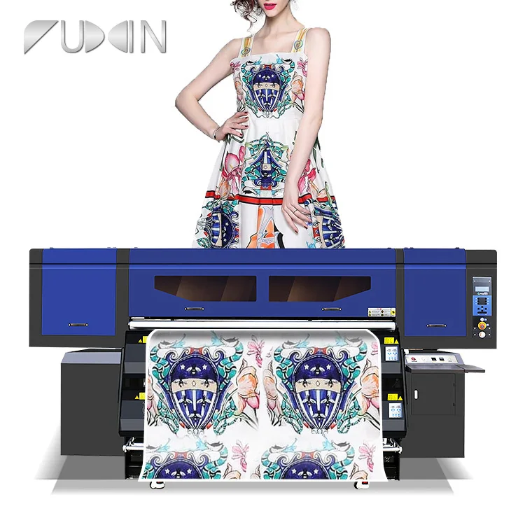 Sublimation Heat Transfer Paper Printing Machine 1.8m 3200DPI Dye Textile Sublimation Printer