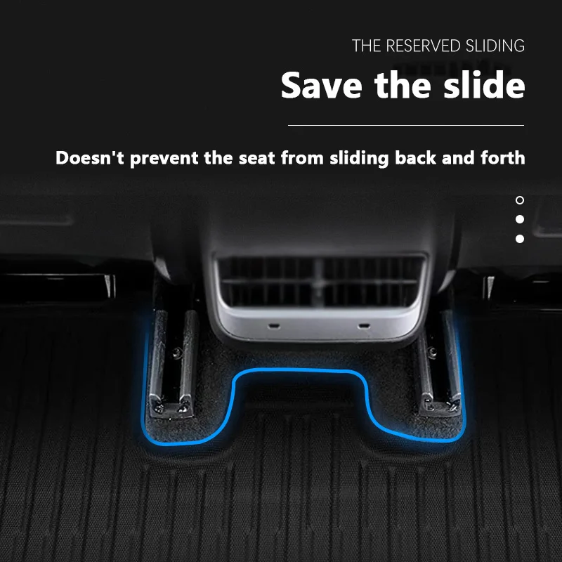 Противоскользящие водонепроницаемые коврики для автомобиля запчасти tesla модель