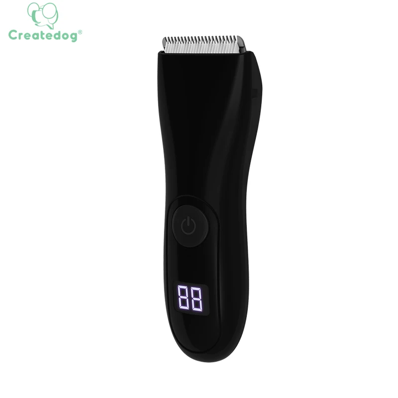 Waterproof Hair Shaver Professional pritech Hair Clippers lcd display Cordless Electric Mini Men Pubic Body Hair Trimmer