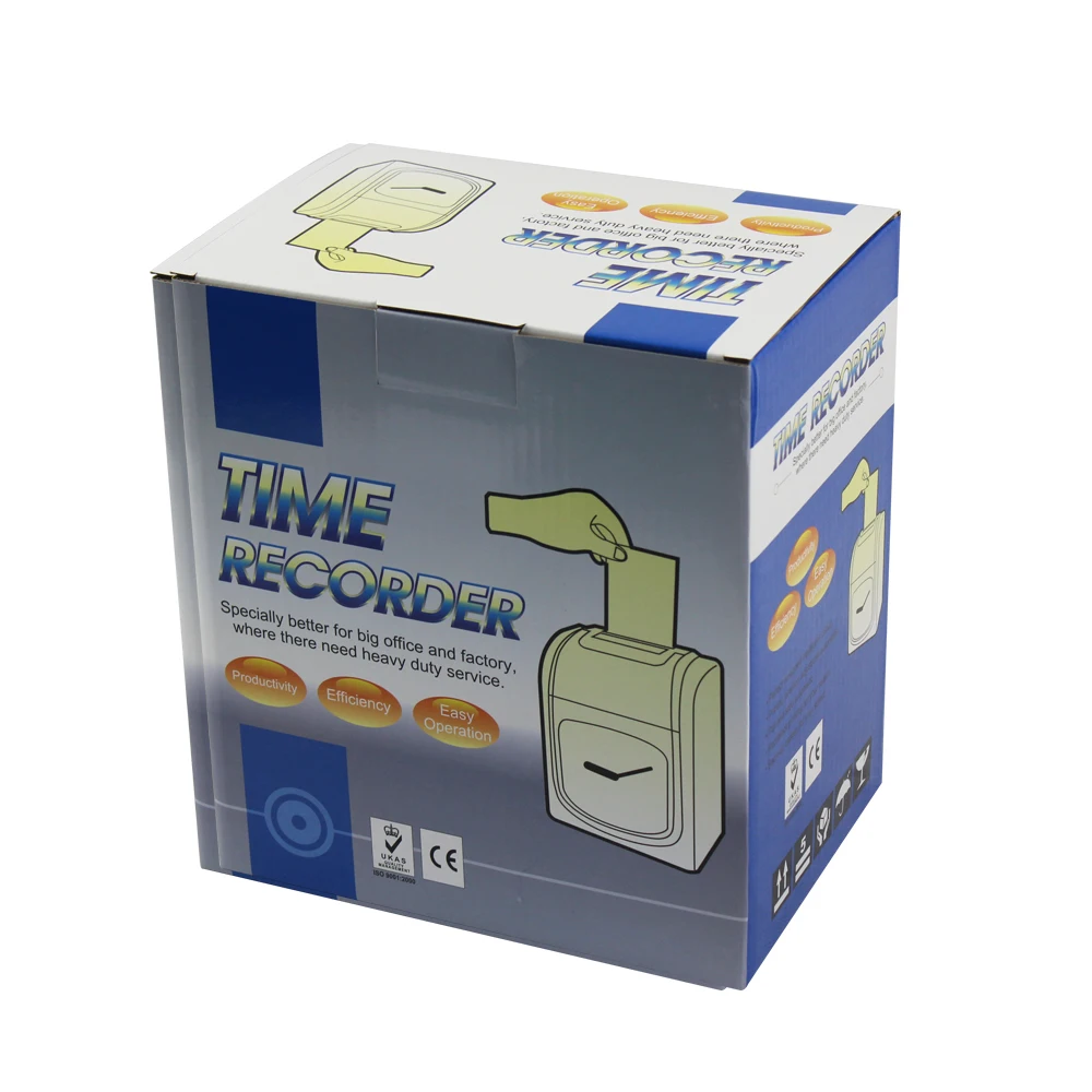 Time clock OEM available punch card time recorder W-860 electronic time recorder attendance