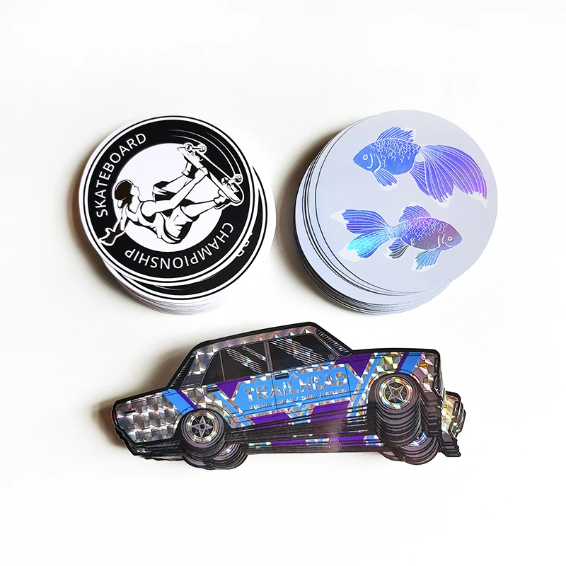 Custom Die Cut Magnetic Vehicle Bumper Magnet Removable Sign Sticker Bumper Car Logo Decal Sticker