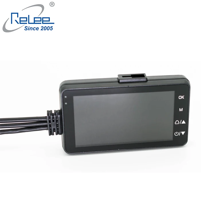 3 дюйма 720p мотоцикл dash cam 2 канала dvr