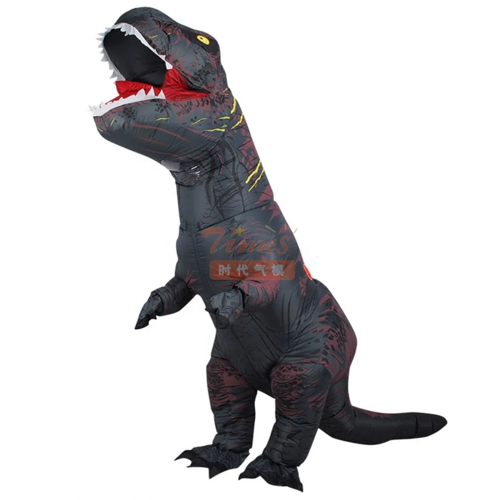 Adts Realistic T Rex Party Costume 9 Color Inflatable Dinosaur Clothes Inflatable Halloween Costumes