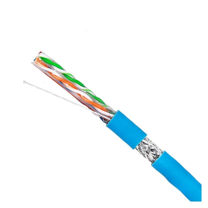 Indoor Pvc Cat 6 S-ftp Lan Cable 250 Mhz 1000 Mbps Broadband Speed Utp Network Cables Cat6