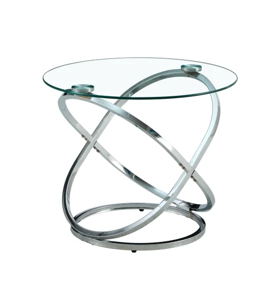 Modern Simple Electroplated Iron Tea Table High-End Fashion Full-Function Living Room Furniture