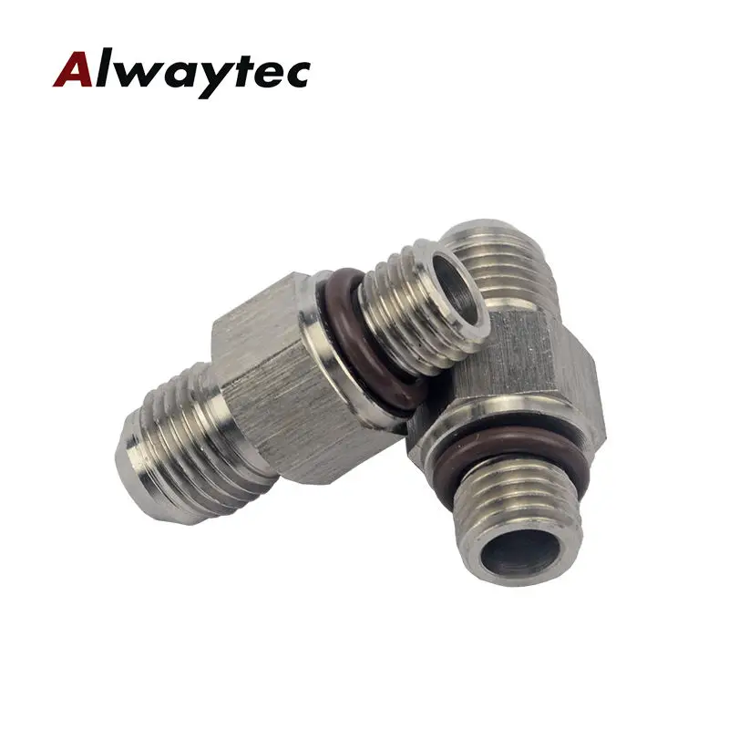 AN6  Stainless Steel Banjo Eye Brake PTFE Hose Fitting/Hose Ends Adapter For Car Auto Motorcycle 180 Degree/90 Degree/45Degree