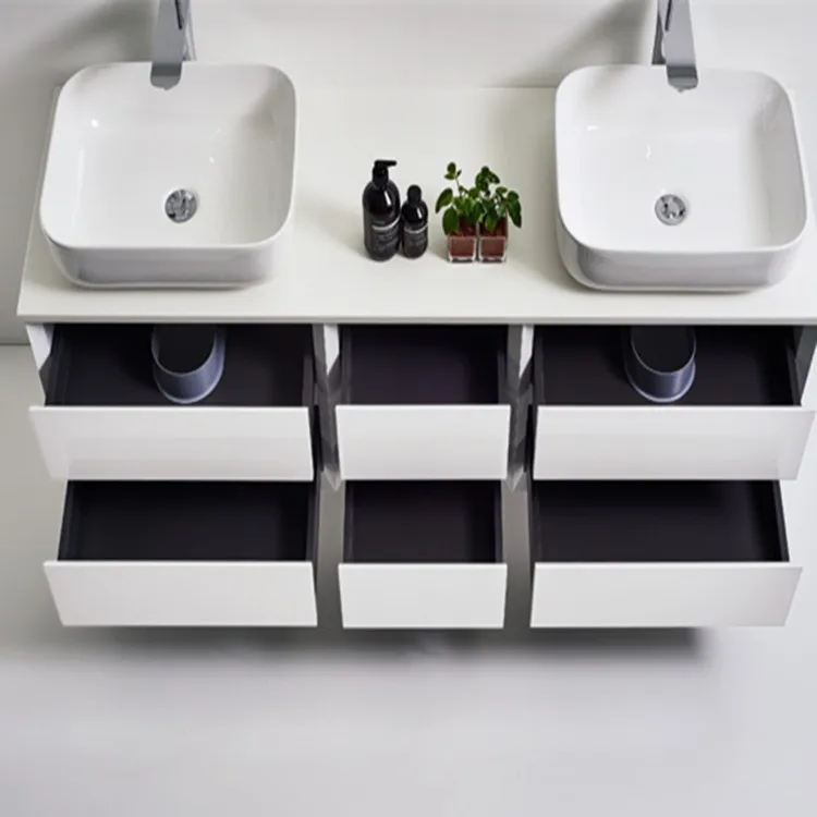Wholesale Exquisite Design Bathroom Cabinet Bath White New Bathroom Vanity Furniture Cabinet Modern