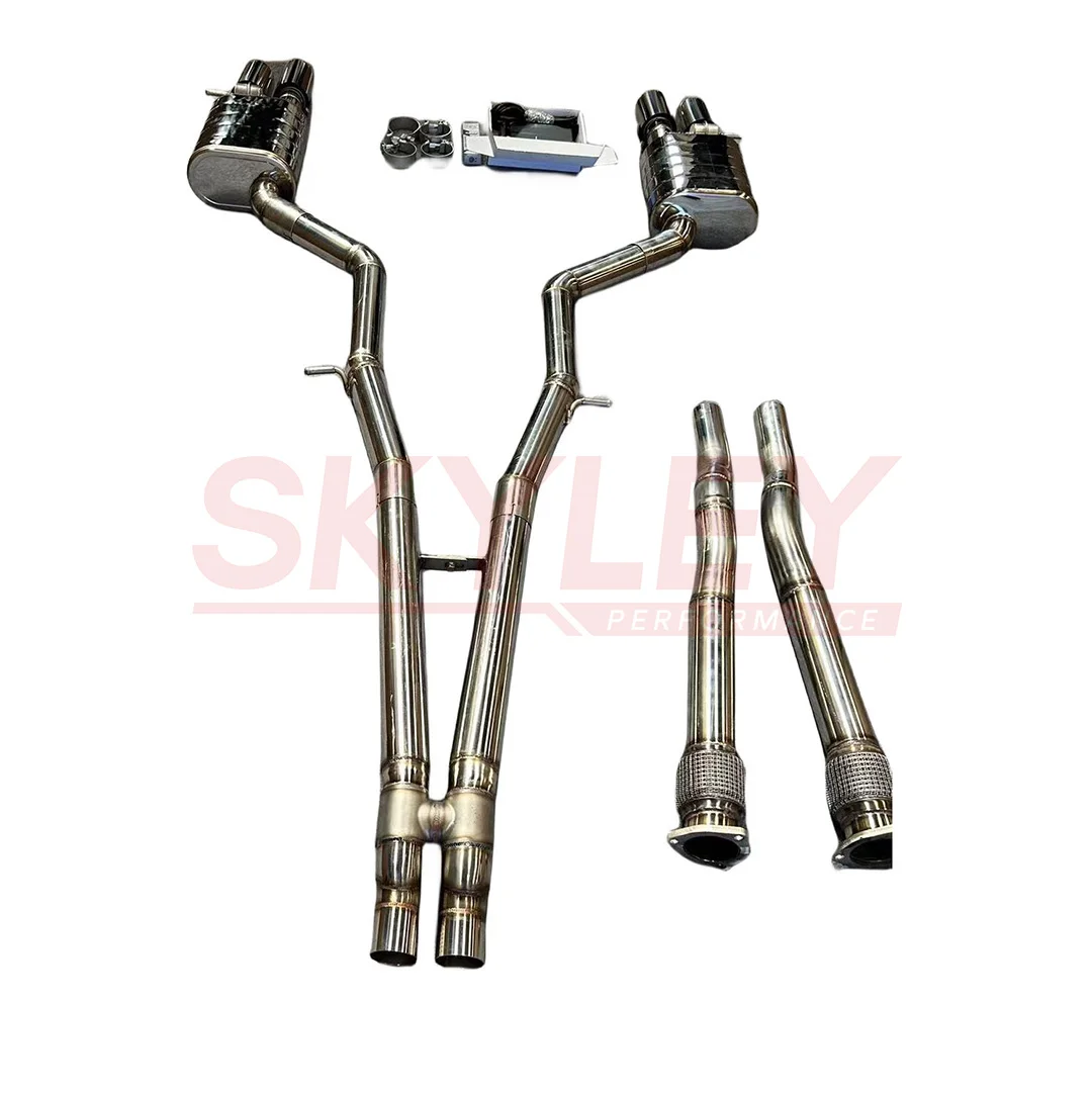 Выхлопная система SL Catbacks для двигателя Audi A8 4.2tdi D2 D3 D4 D5 S8 W12 2020 2021 2022 CatBacks