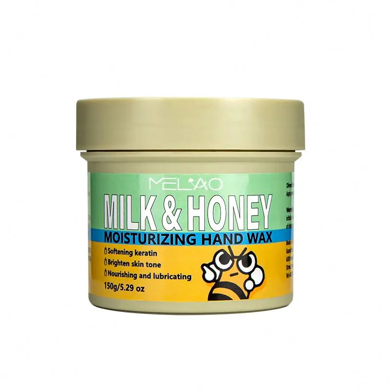 new Hands Care Paraffin Milk & Honey Moisturizing Peel Off Wax Exfoliating Nourish Hand Mask