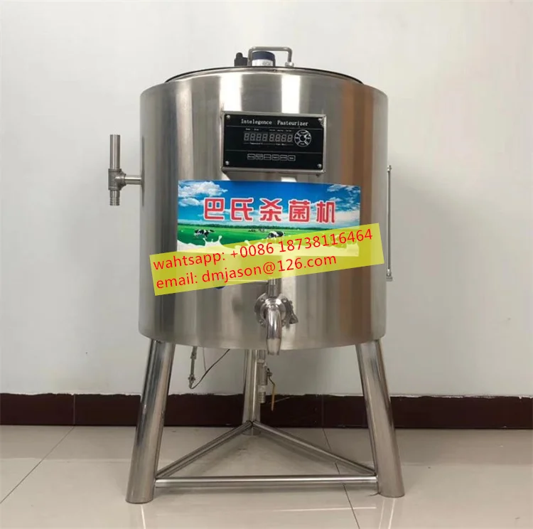 50L fresh egg liquid Pasteurizer juice yogurt cow milk Pasteurization pot beverages goat milk Pasteurization machine