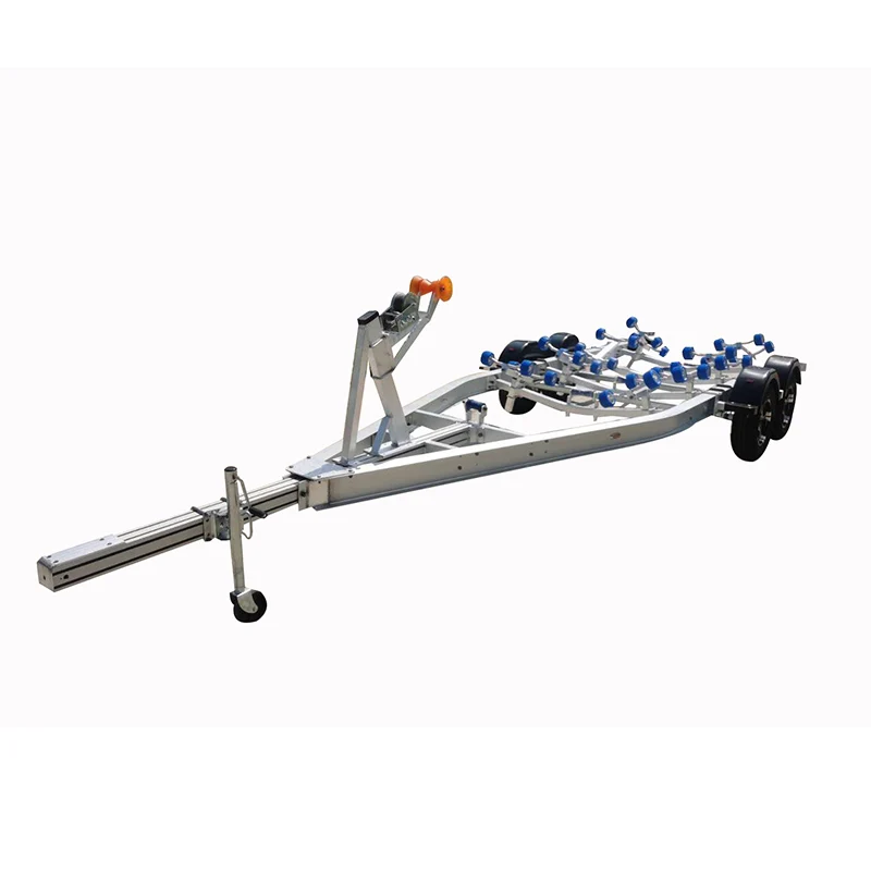  Aluminum Boat Transport Trailer Manufacturer SALE Max OEM Customized Hot Motor Surface PACKING Wheel Color Double Brake