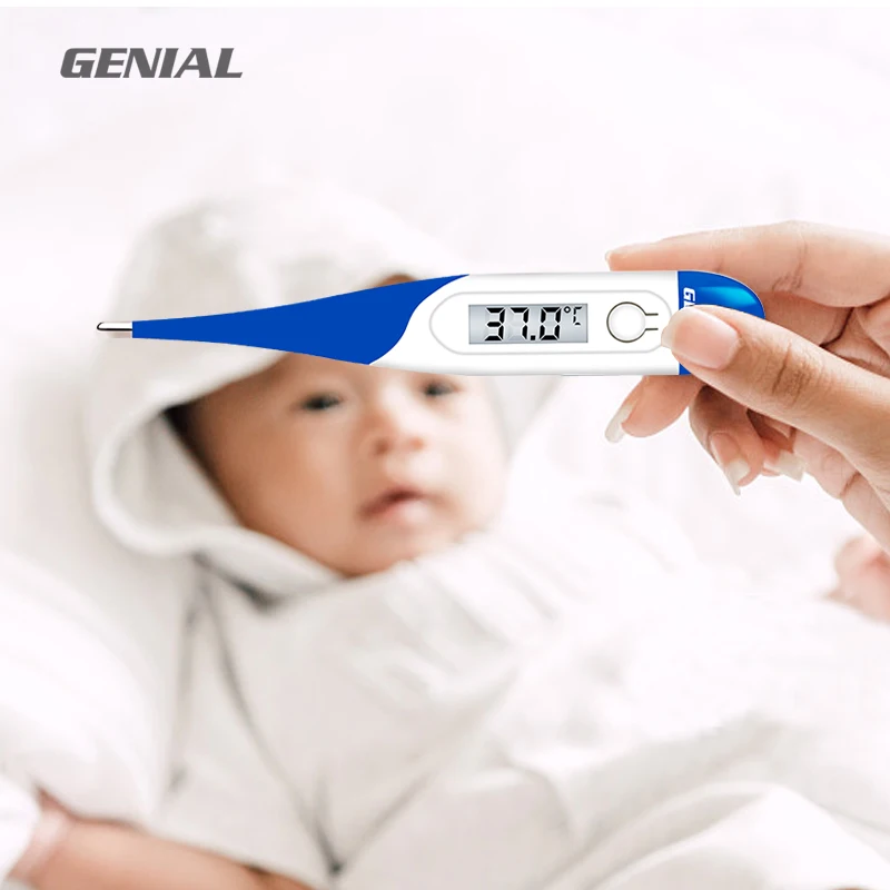 Genial wholesales manufacturer flexible electronic fever thermometer clinical forehead thermometers for children