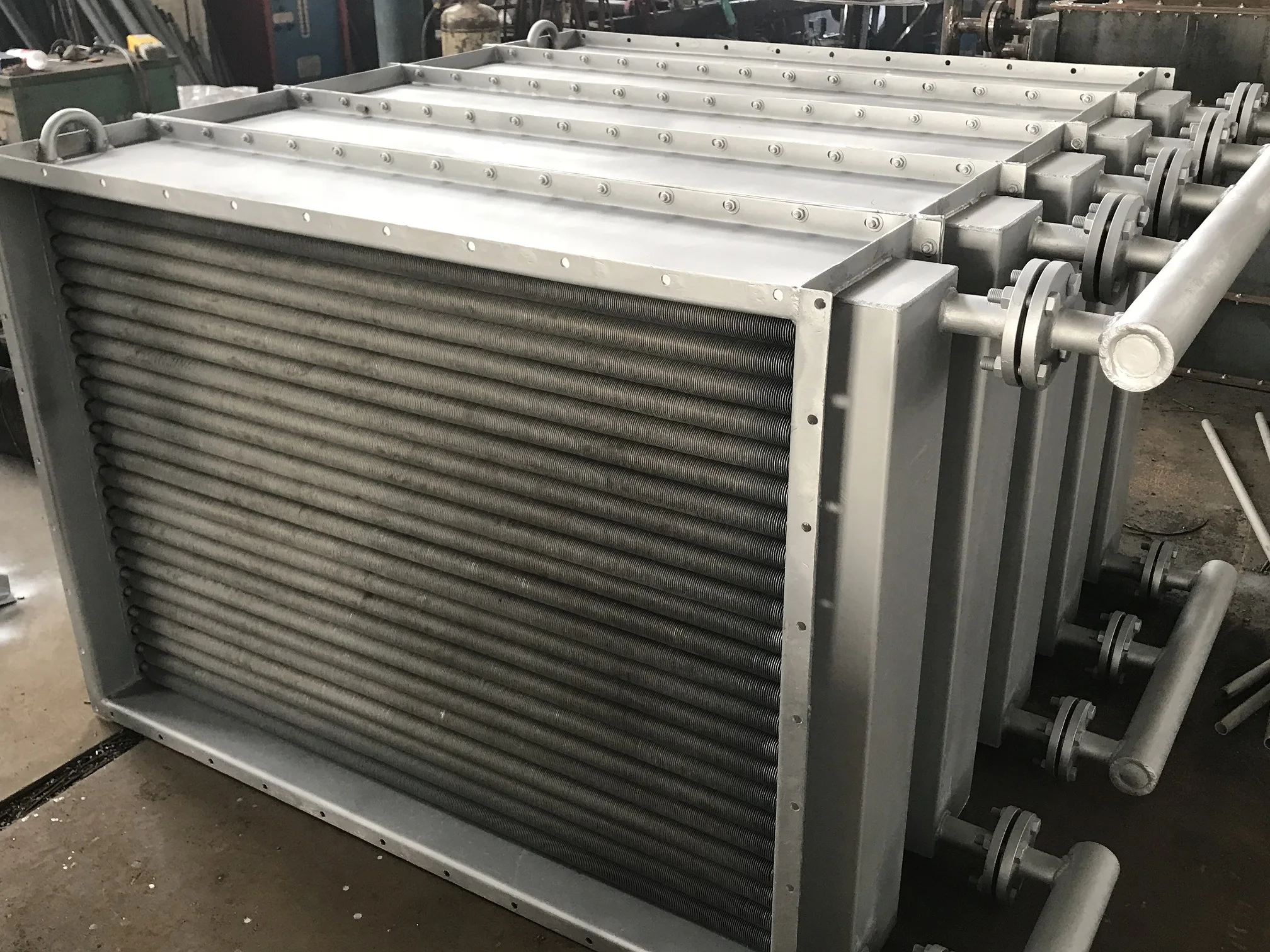 Industrial manufacture Stainless steel lubricating oil and Gas cooling Finned Tube heat exchanger