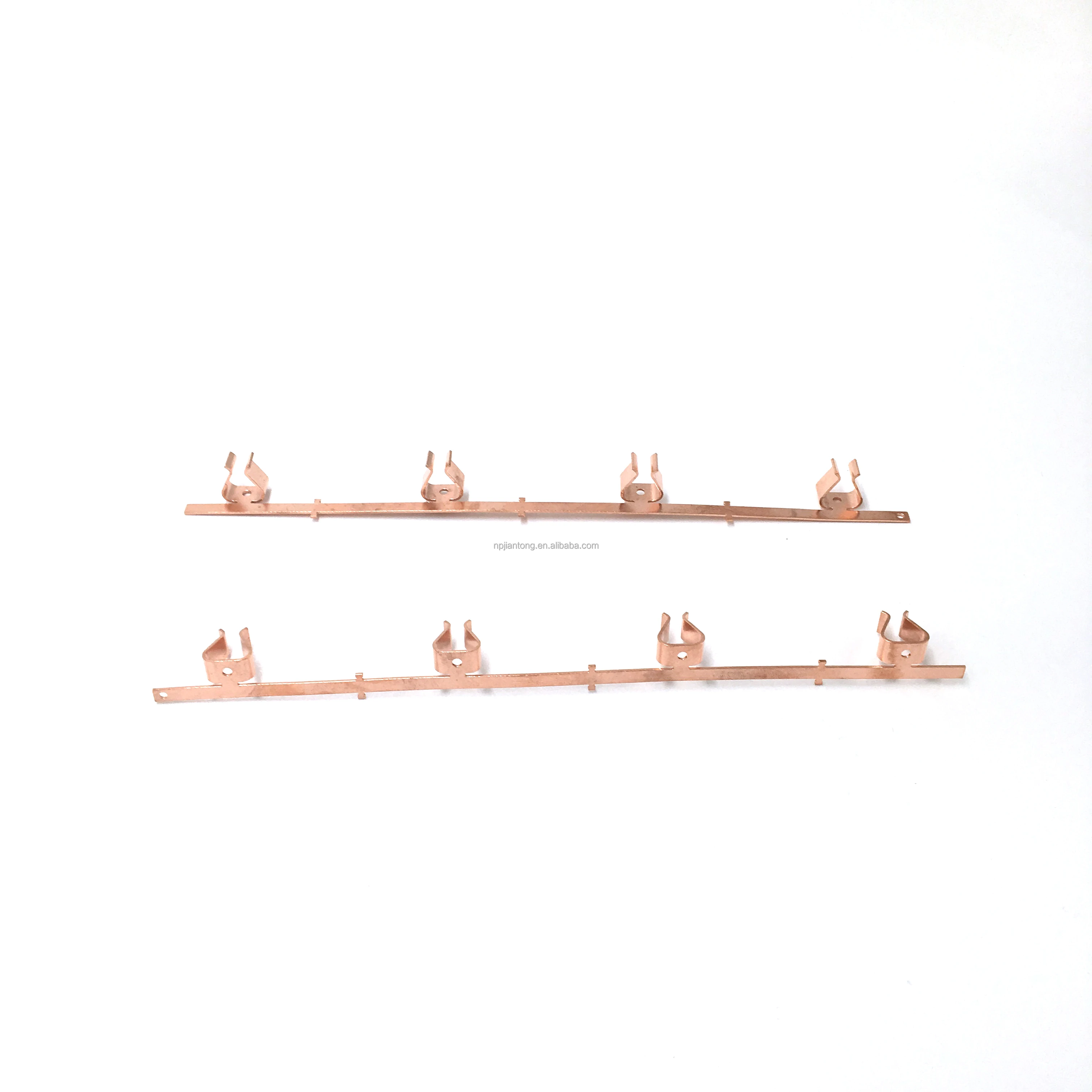 Phosphor Copper Stamping Parts Universal International 5-hole Socket Plug Slot Brass Stamping parts