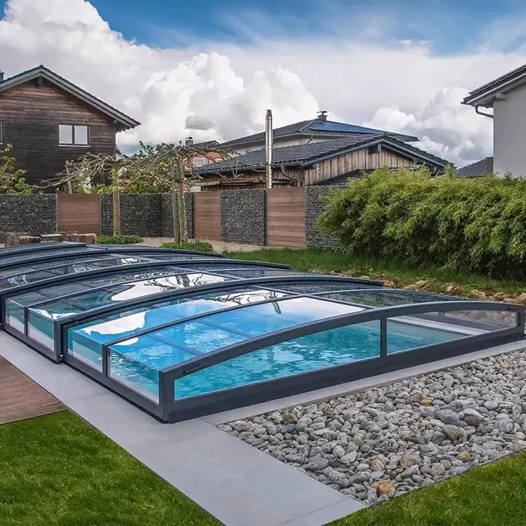 Modern Portable-Sunroom European Design Prefabricated Sunroom Glass House Garden Greenhouse