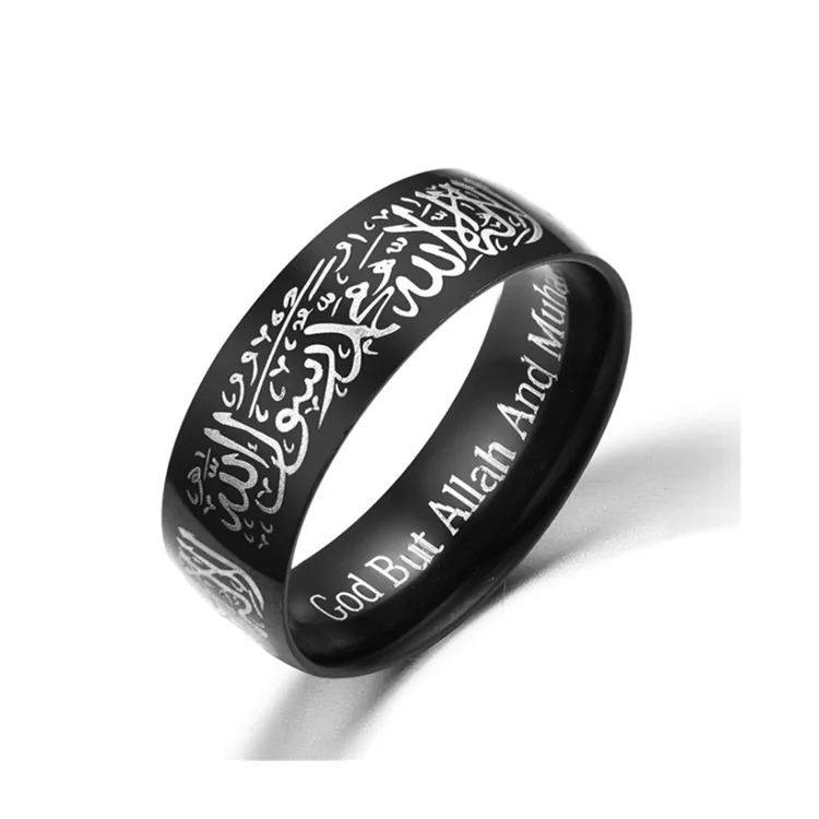 New custom named saudi arabia jewelry gold ring for men
