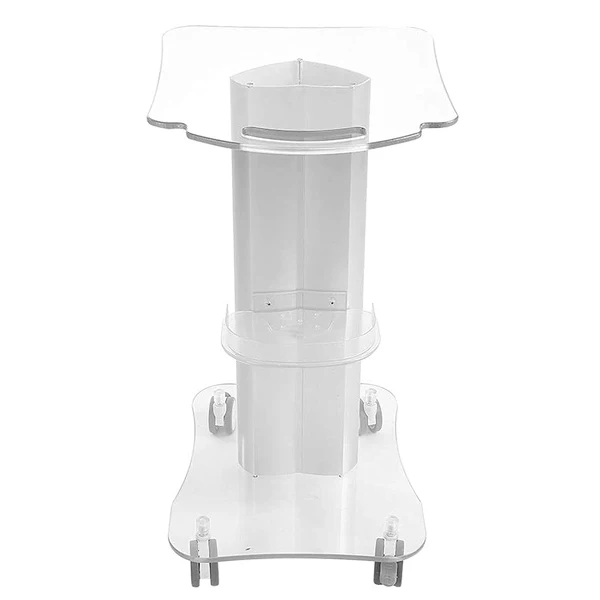 Beauty Rolling Trolley Cart Mobile Salon Spa Service Clinic Equipment Mobile Cart Instrument Hairdressing Storage 4 Brake Wheel