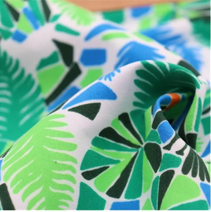 High quality new design peachskin fabric digital print waterproof polyester fabric