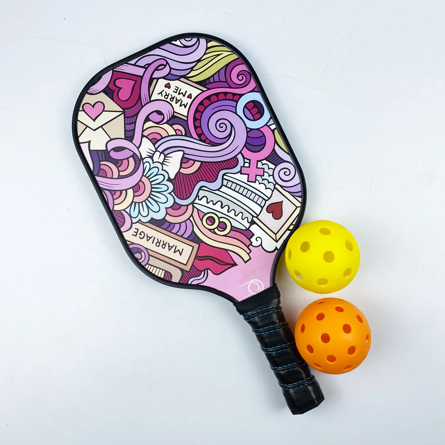 Shawview Best Selling Pickleball Set Pickl Ball Diy Logo Padel Paddle Racket For Outdoor Adults Sports