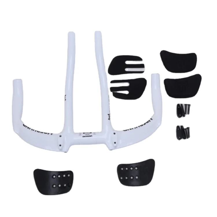 Carbon Fiber Swallow Shaped Bike Bend Handlebars 400 MM TT Bike Anti-slip Bicycle Handlebar