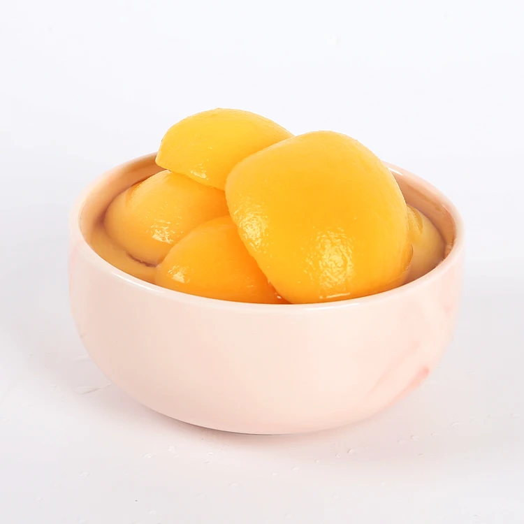 Caned Fruits Canned Peach Ready-to-eat canned yellow peach  In Light Syrup