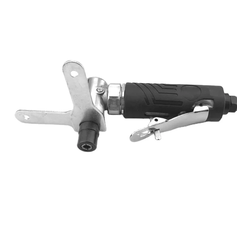 Air powered grinder Lightweight, durable aluminum body Compact design for maneuverability in tight areas