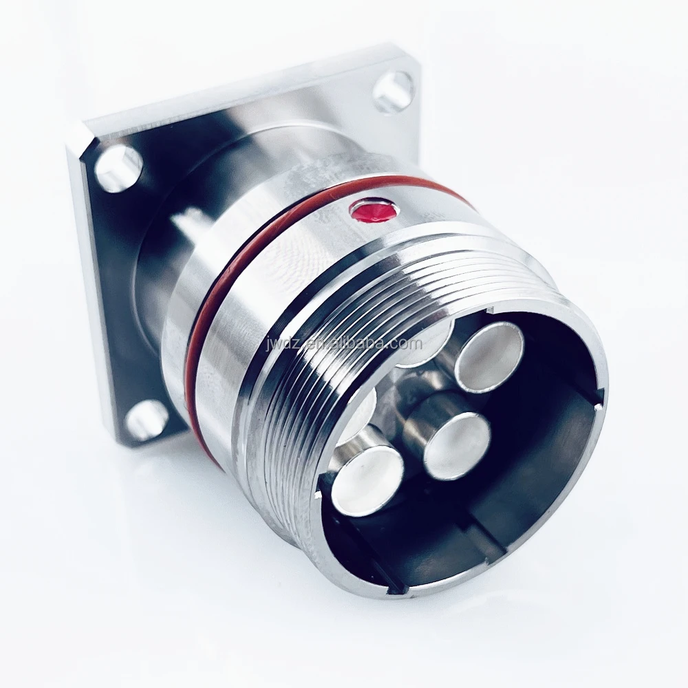 RF Cluster MQ5 male plug 5 pin connector for semi-flexible RG141 RG402 cable