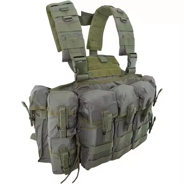 Customized Tactical Tool Vest Camouflage Tactical Vest With Multi-pouches Adjustable Molle Vest