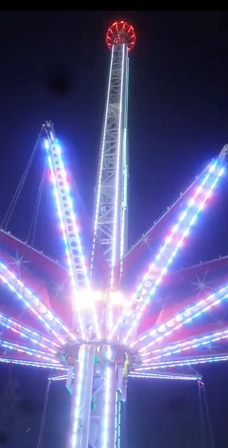 hot sale 26mm AC24v auto program rgb amusement cabochon funfair amusement rides lights