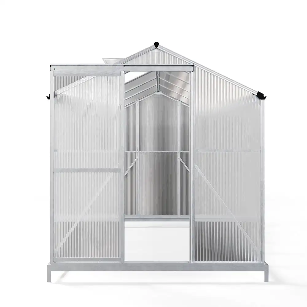 AJUNION Easily Assembled Garden Greenhouse Polycarbonate Aluminum Frame Structure Greenhouse