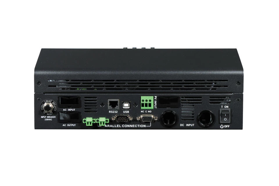 Hot Sale 12V 24V Hybrid Micro Inverter for off Grid Solar Energy System MPPT Battery Char Inverter with Single 220VAC Output