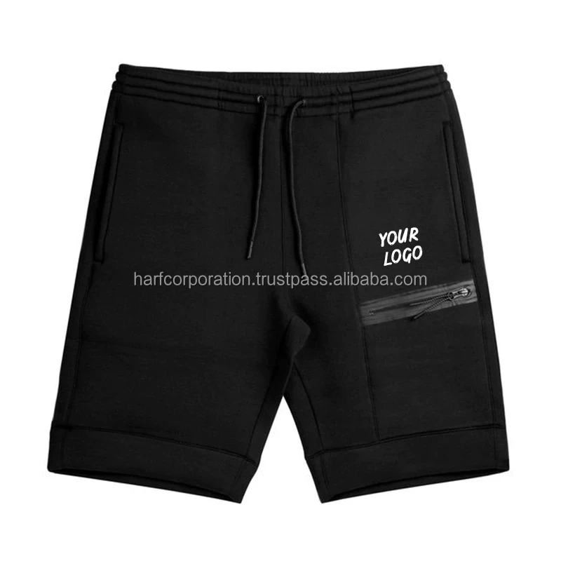  Спортивные шорты-джоггеры на заказ 100% хлопок махровые тренировочные брюки мужские шорты для бега тренажерного зала спортивные