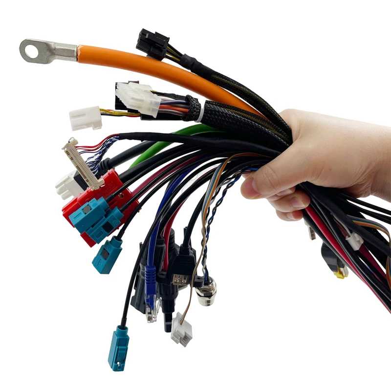 Custom Electric Wire Harness Cable Assembly Manufacturer For Light Wiring Harness With Relay Internal Wire Harness