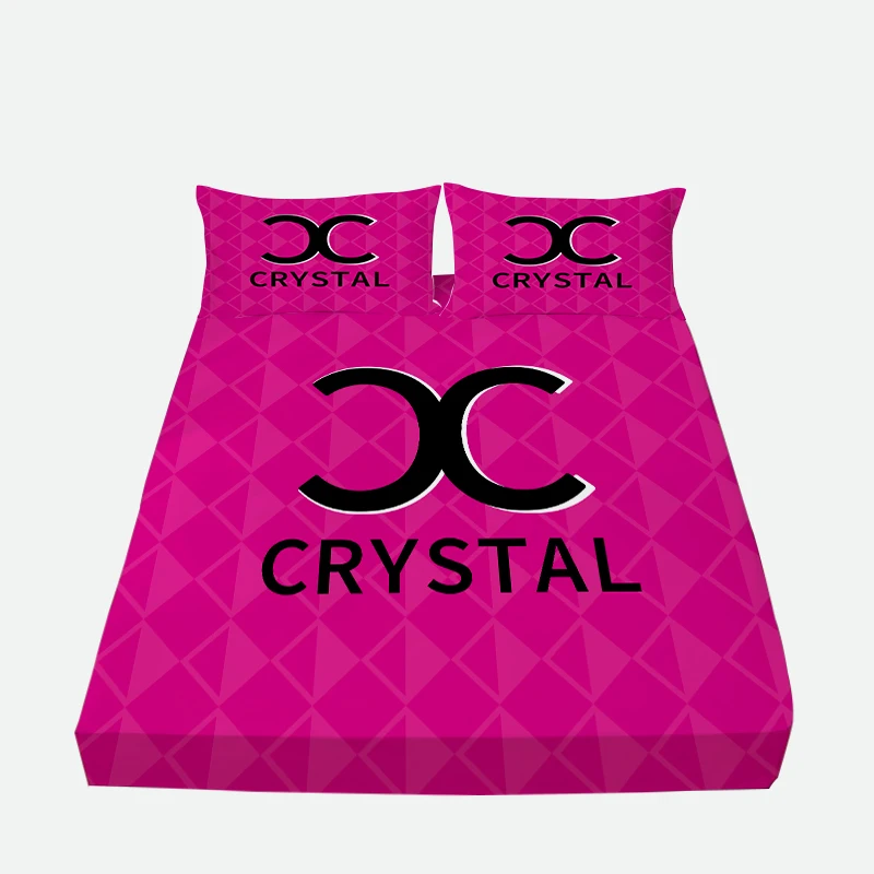 Wholesale Luxury Fitted 3D Print King Size Bed Cover Bedsheet Home Clothes Sheet Sets Dropship