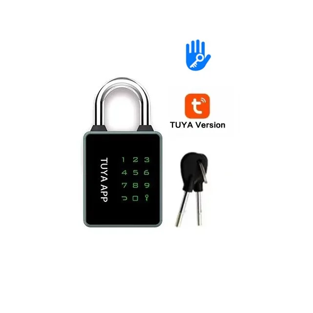 IP65 waterproof digital security padlock NFC APP CARD code SMART electronic padlock with a key