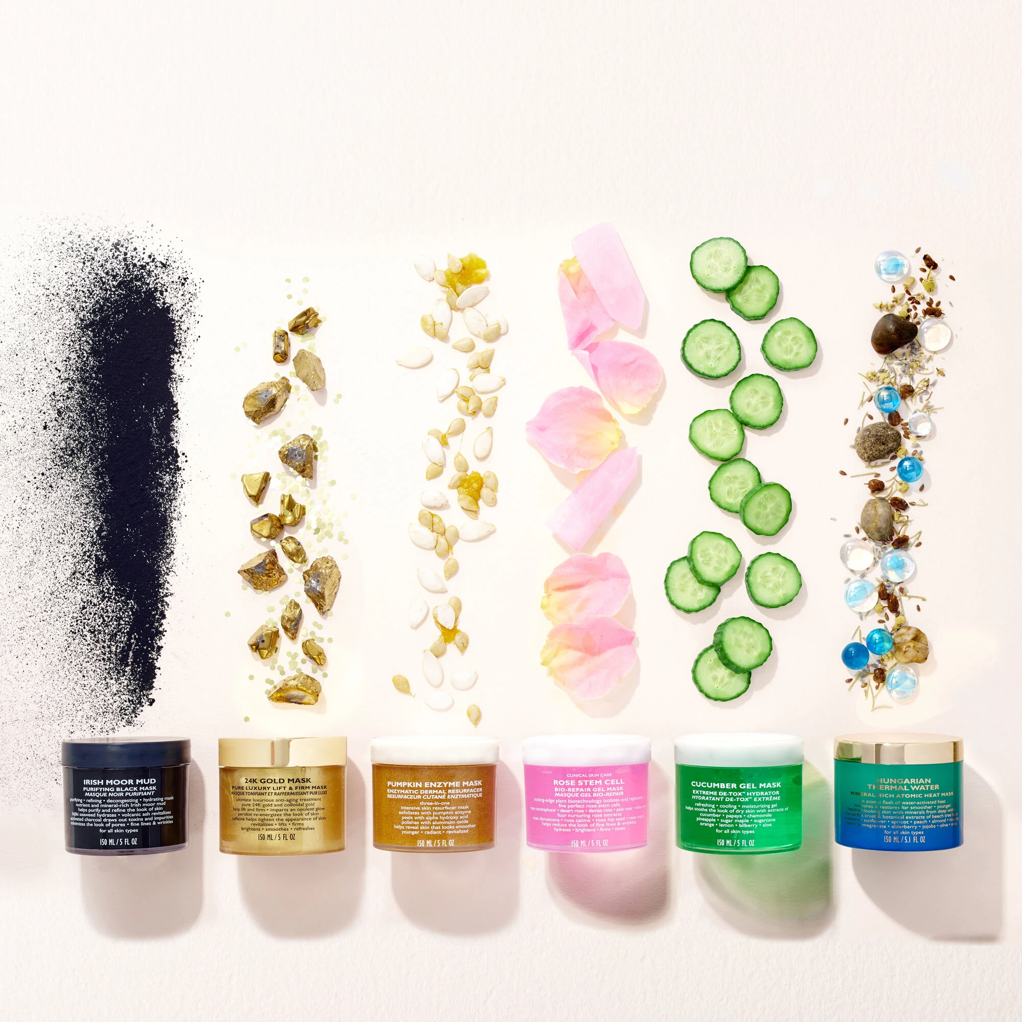 Private Label Facial Mask Logo and Types Customize Mud Clay, Gel Mask, Peel Off Mask Hydrating Exfoliating Jelly Facial Mask