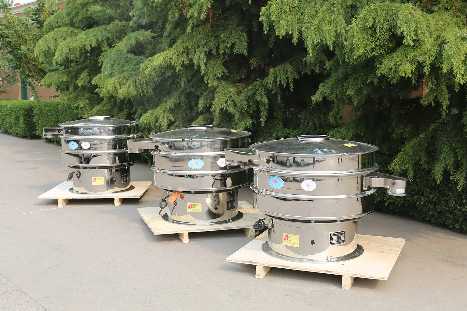 Small Particles Sweet Potato Residue Sifter Sesame Seeds Screen Rotary Vibrating Sieve Machine