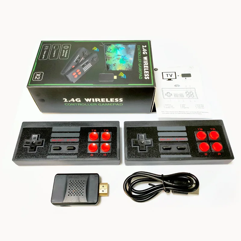 USB-приставка для видеоигр встроенная в 620 Классическая Игровая приставка ретро-выход портативная игровая беспроводной геймпад