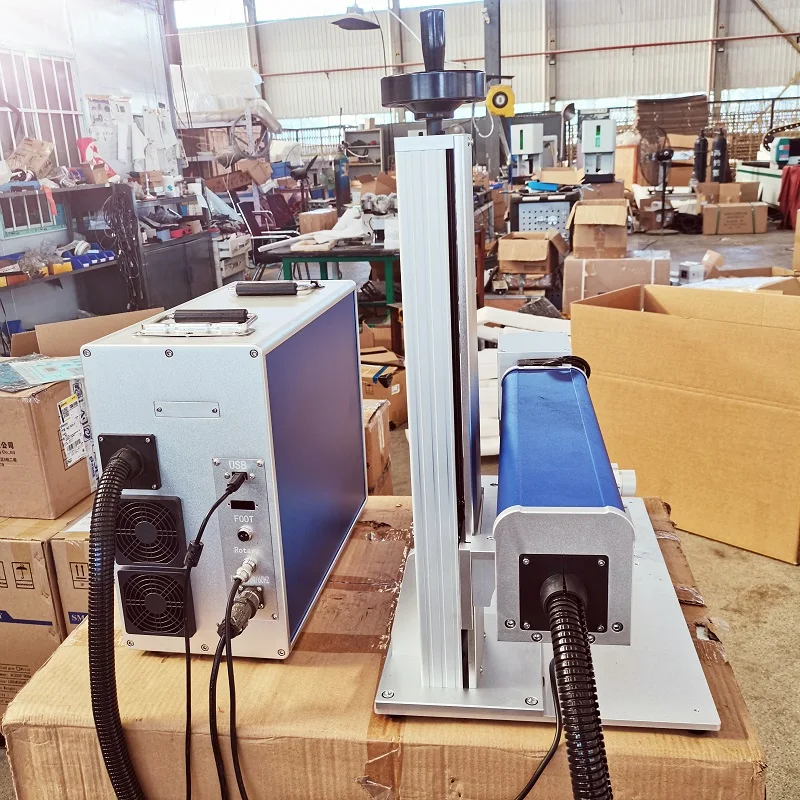 MAX RAYCUS JPT GZ 20W 30W 50W 100W Jewelry Stainless Steel Aluminium Plate Engraving Metal Nameplate Fiber Laser Marking Machine