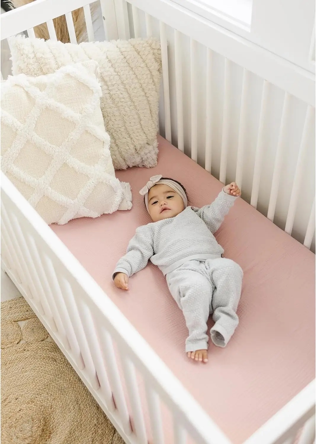 CPC stocks disposable organic cotton bamboo microfiber muslin fastener deep baby mattress bed crib fitted sheets for girls